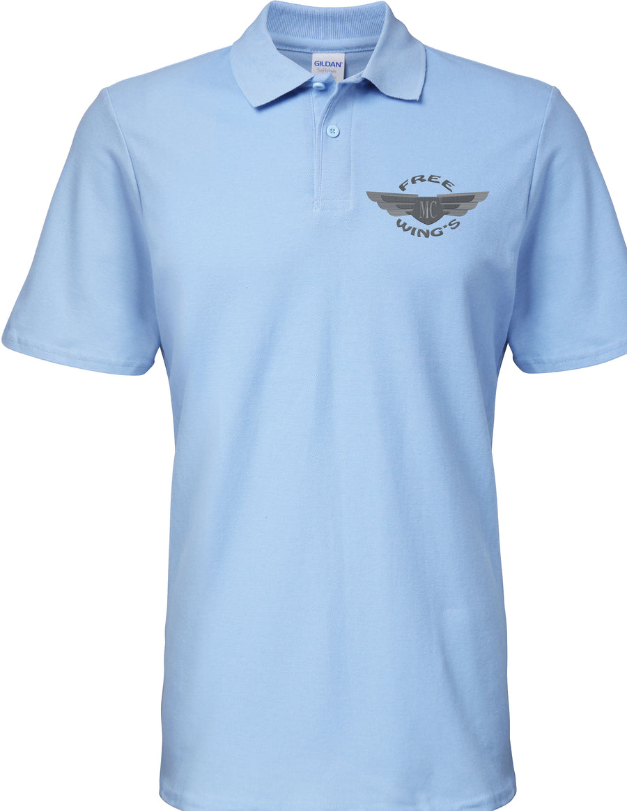 Poloshirt Mann MC Free Wing's - Gildan