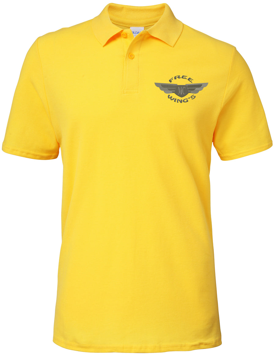 Poloshirt Mann MC Free Wing's - Gildan