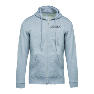 Sweatshirt Hood and Zip K479