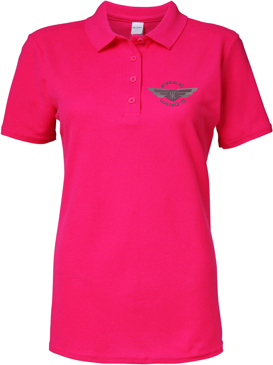 Women's MC Free Wing's Polo - Gildan