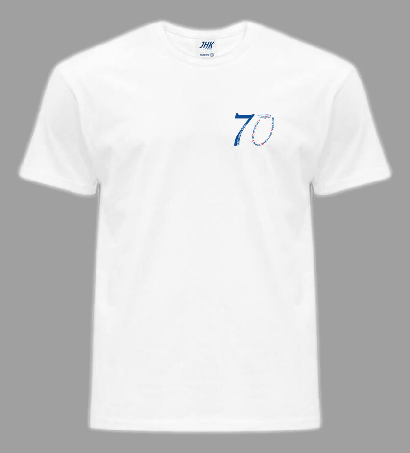 T-shirt Blanc - ACAT 70 ans - Imprimé