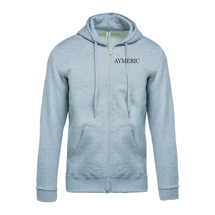 Sweatshirt Capuche et Zip K479